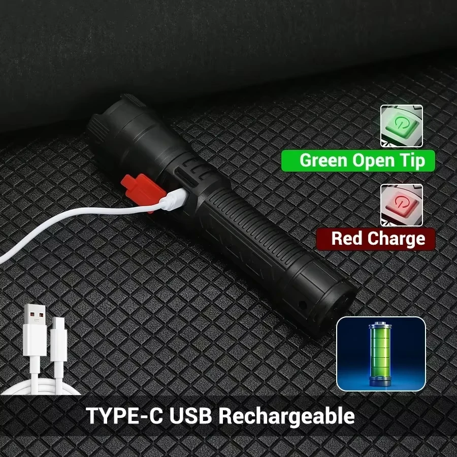 Tactical LED Flashlight 2000LM - огляд і ціна Outdoor Adventure Trips