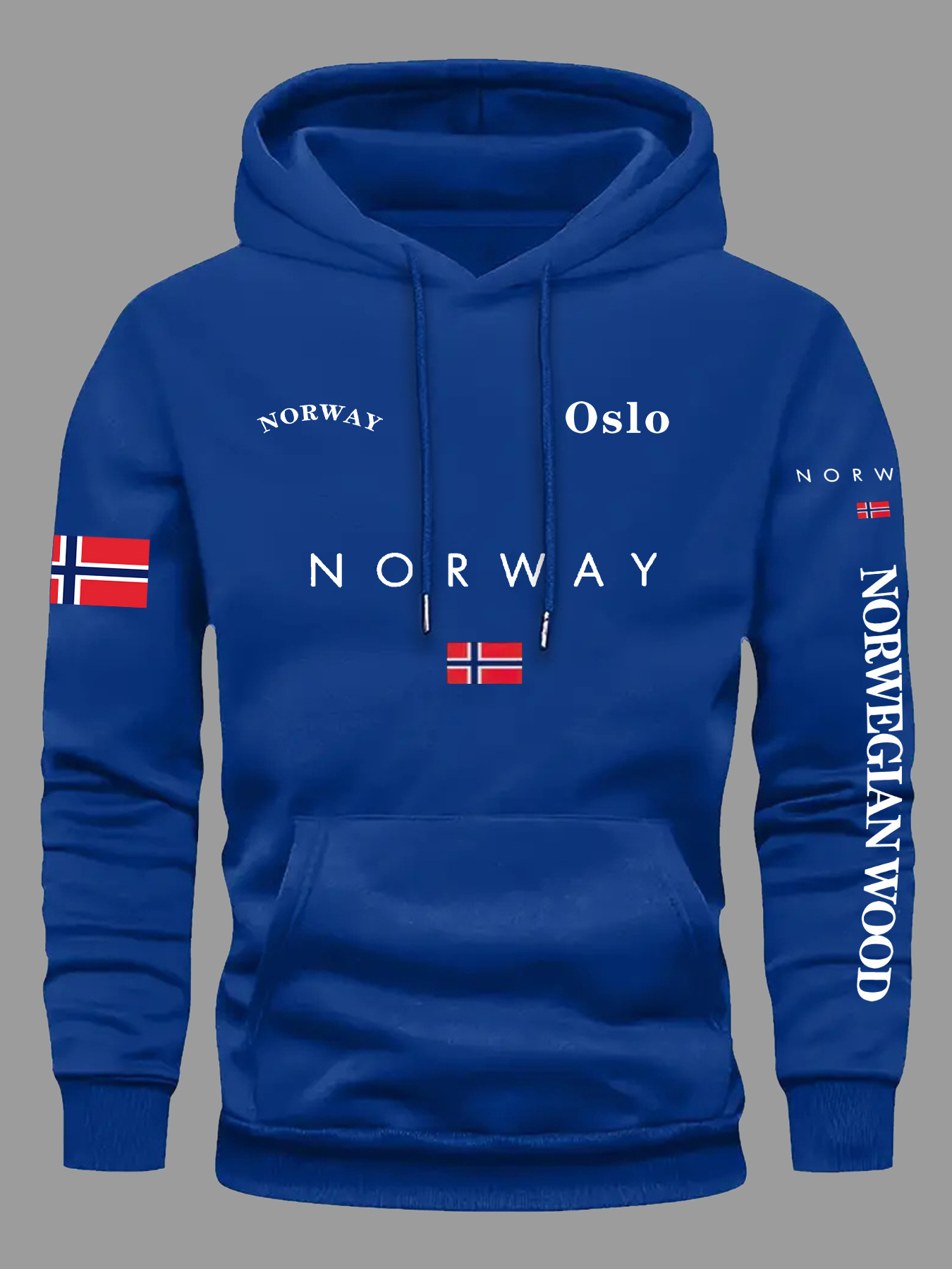 NORWAY Flag Hoodies Men Women  - огляд і ціна Outdoor Adventure Outfit