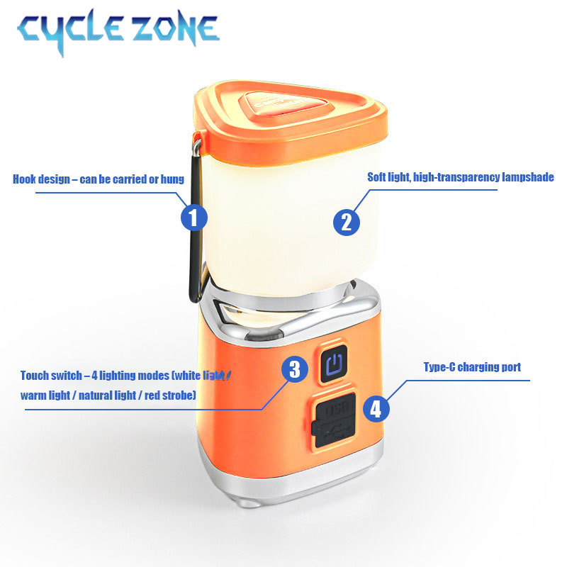 Portable Camping Light TYPE-C  - огляд і ціна Outdoor Adventure Zone