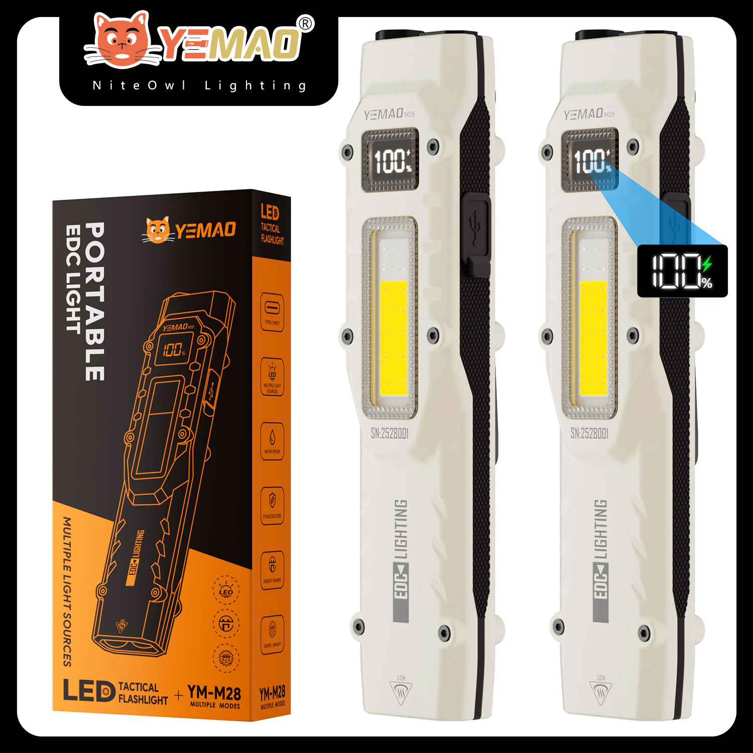 YEMAO M28 Super Bright EDC Fla - огляд і ціна Outdoor Adventure Trips