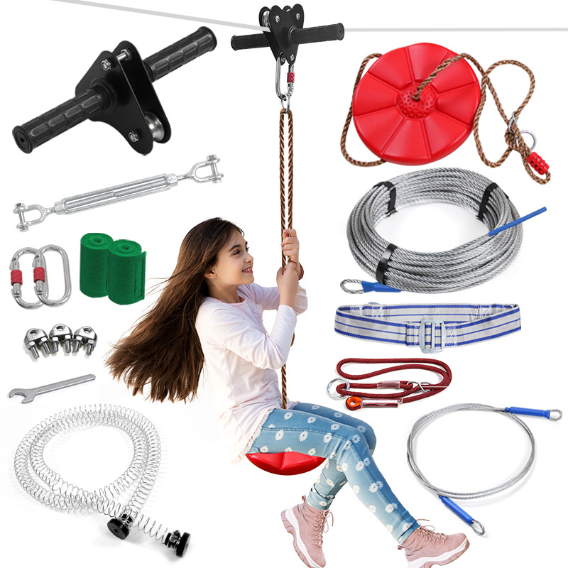 Zipline Kit, Outdoor Park Zip  - огляд і ціна Outdoor Adventure Kit For Kids