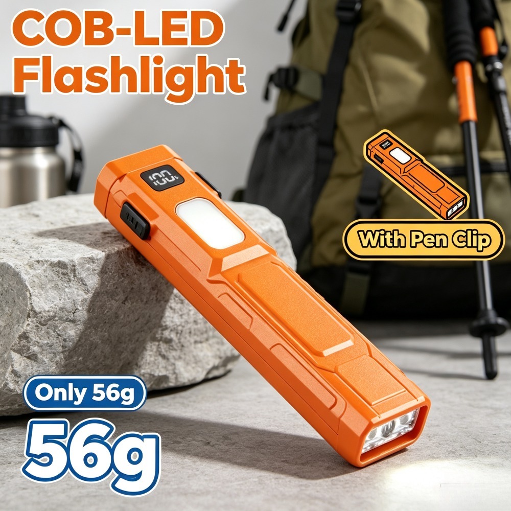 COB LED EDC Flashlight Pen‑Cli - огляд і ціна Outdoor Adventure Trips