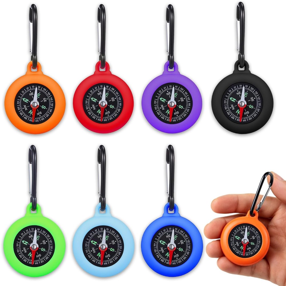 5-20 PCS Mini Compass Keychain - огляд і ціна Outdoor Adventure Birthday Party